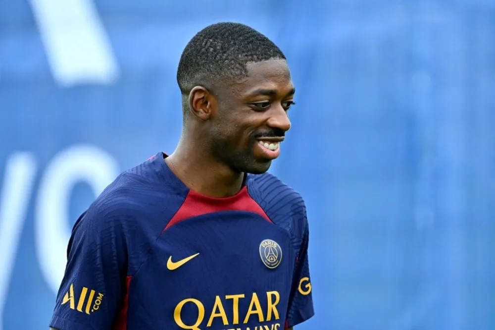 Ousmane Dembélé avec le PSG (PSG.FR)