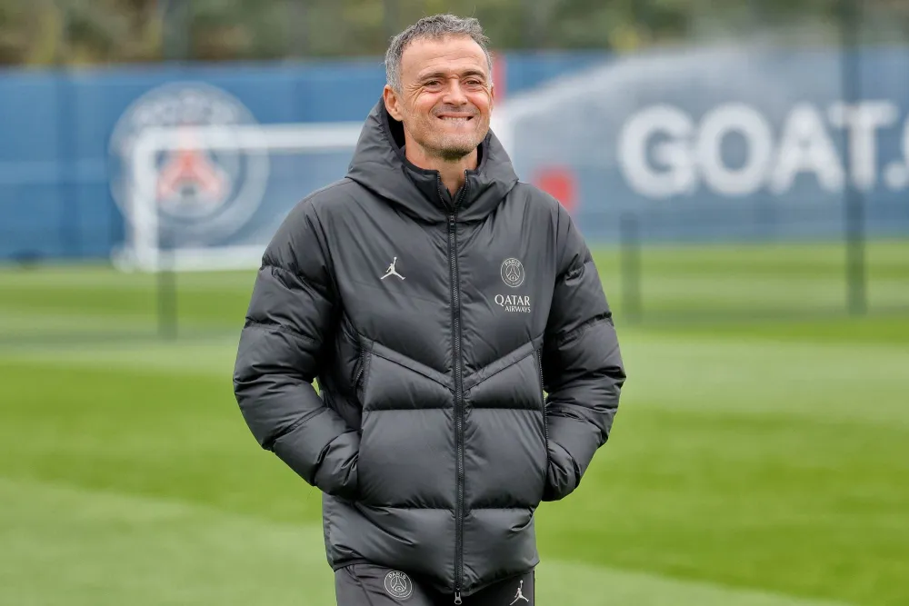 Luis Enrique, l'entraineur du PSG (PSG.FR)