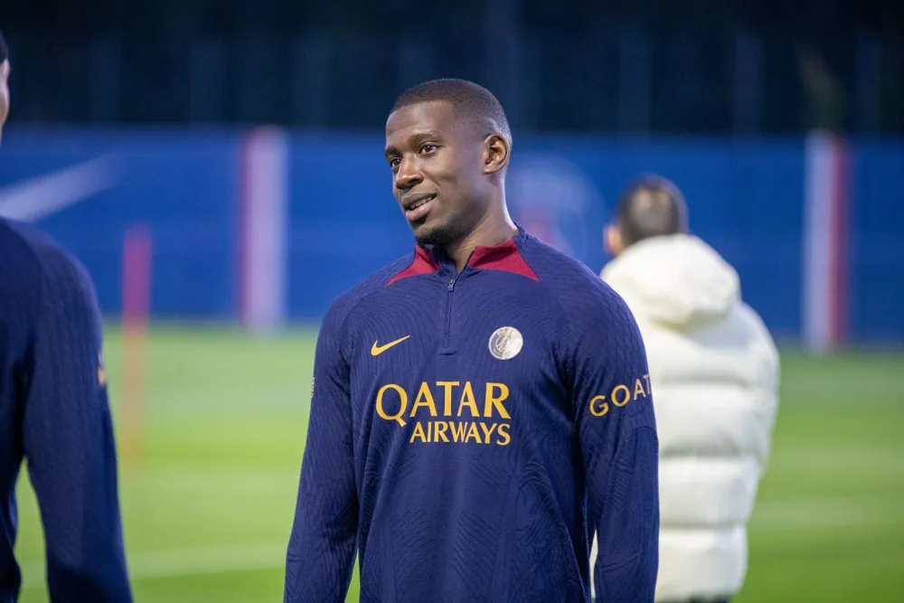Nordi Mukiele, le défenseur du PSG (PSG.FR)