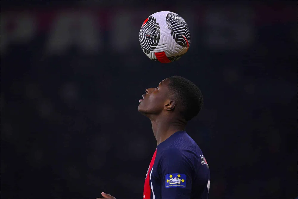 Nuno Mendes avec le PSG (PSG.FR)