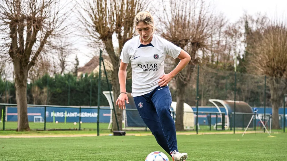 Korbin Albert, la joueuse du PSG (PSG.FR)