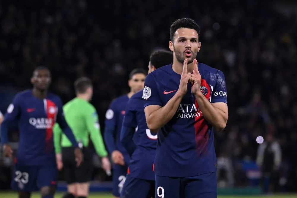 Gonçalo Ramos, le buteur du PSG (PSG.FR)