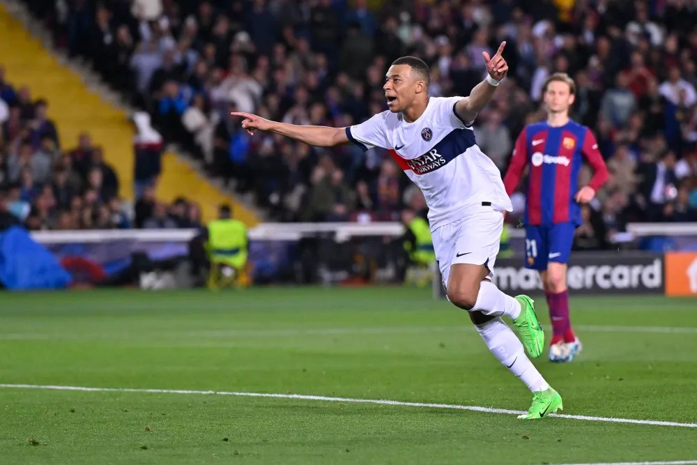 Kylian Mbappé, l'attaquant du PSG (PSG.FR)