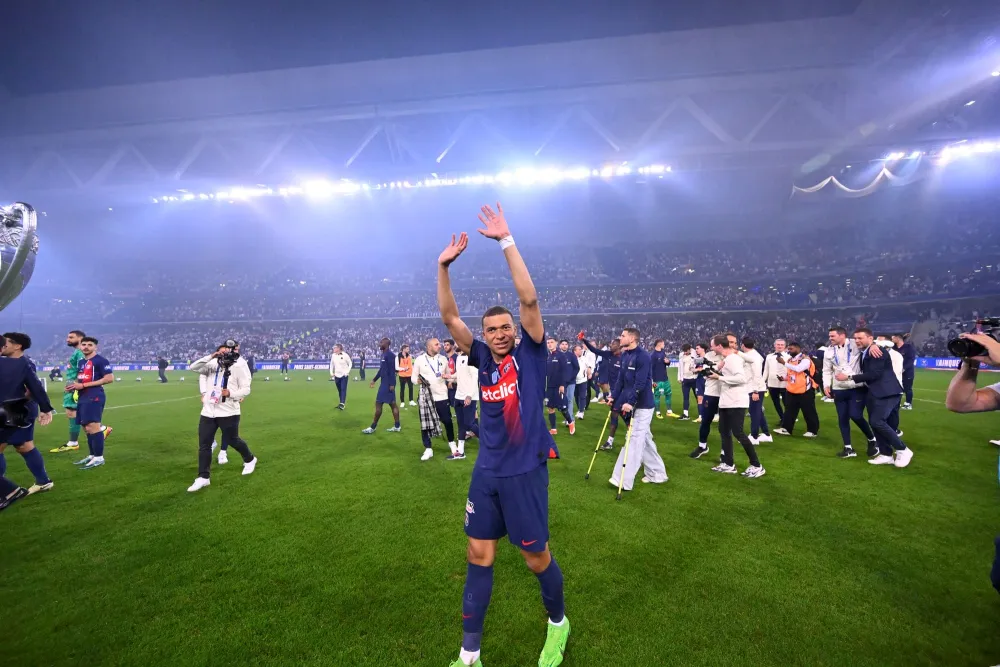 La dernière de Kylian Mbappé avec le PSG (PSG.FR)