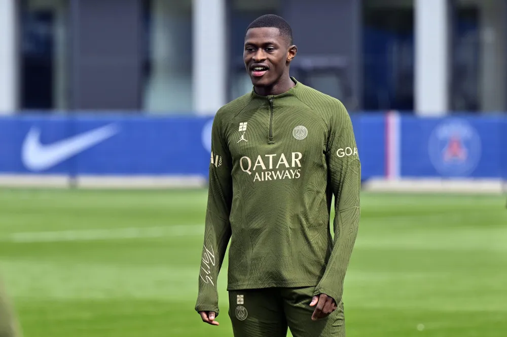 Nuno Mendes, le latéral portugais du PSG (PSG.FR)