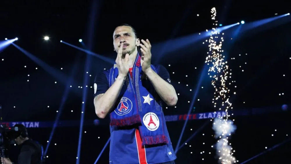 Zlatan Ibrahimovic, l'ancien attaquant du PSG (PSG.FR)