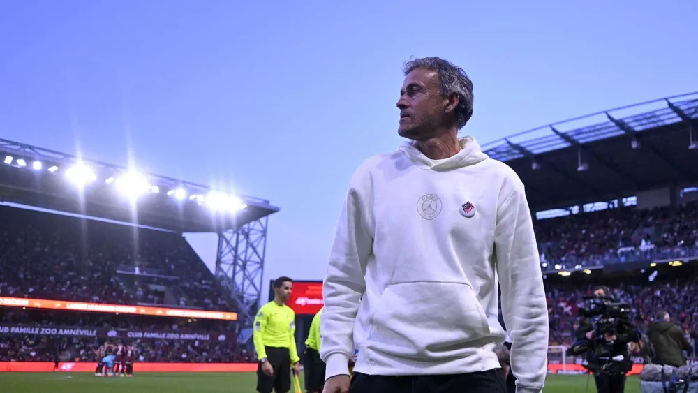 Luis Enrique, l'entraineur du PSG (PSG.FR)