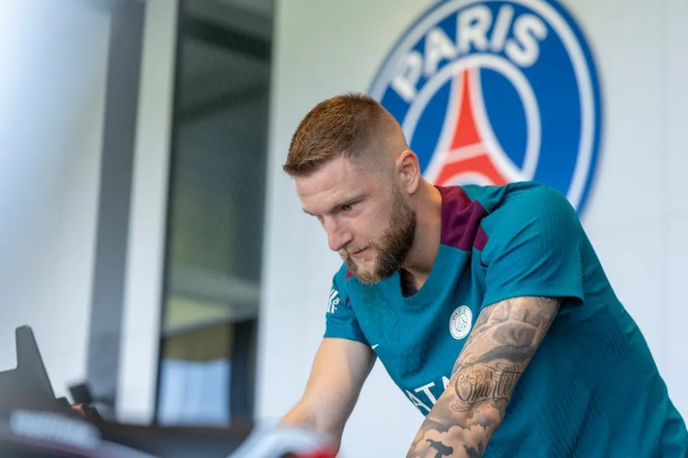 Milan Skriniar, le défenseur du PSG (PSG.FR)