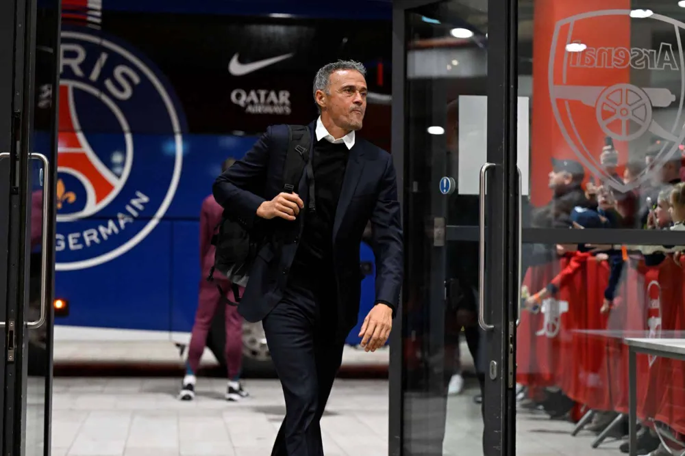Luis Enrique, l'entraineur du PSG (PSG.FR)