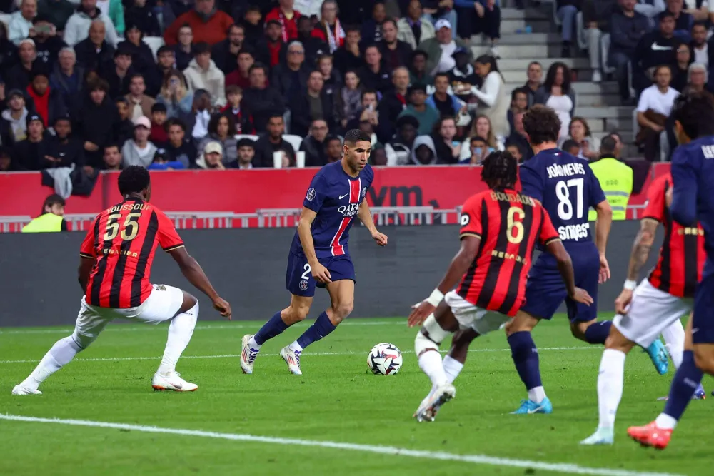 Achraf Hakimi, le défenseur du PSG (PSG.FR)