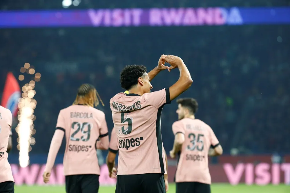 Marquinhos, le capitaine du PSG (PSG.FR)