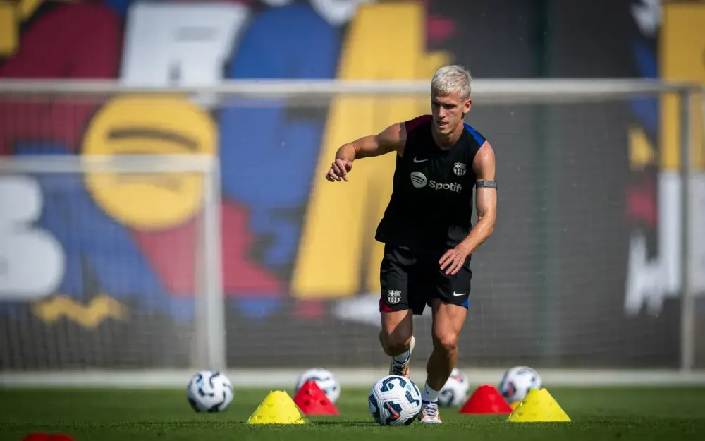Dani Olmo avec le FC Barcelone (fcbarcelona.fr)
