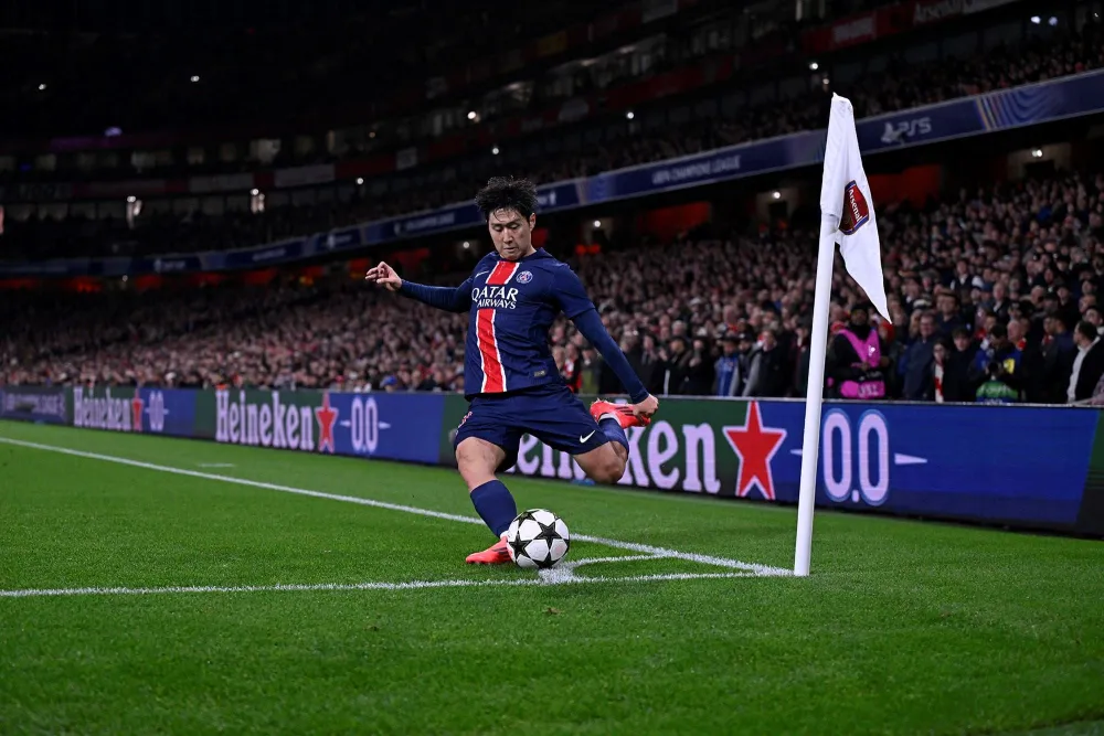 Kang-in Lee, l'attaquant du PSG (PSG.FR)