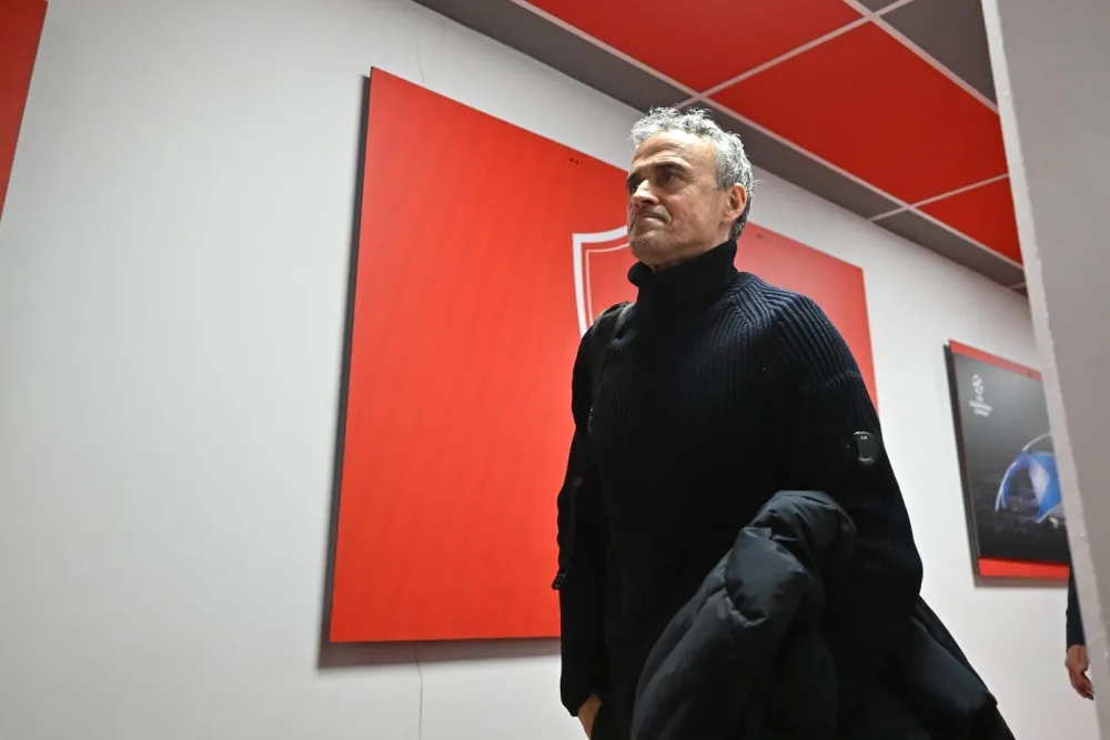 Luis Enrique, l'entraineur du PSG (PSG.FR)