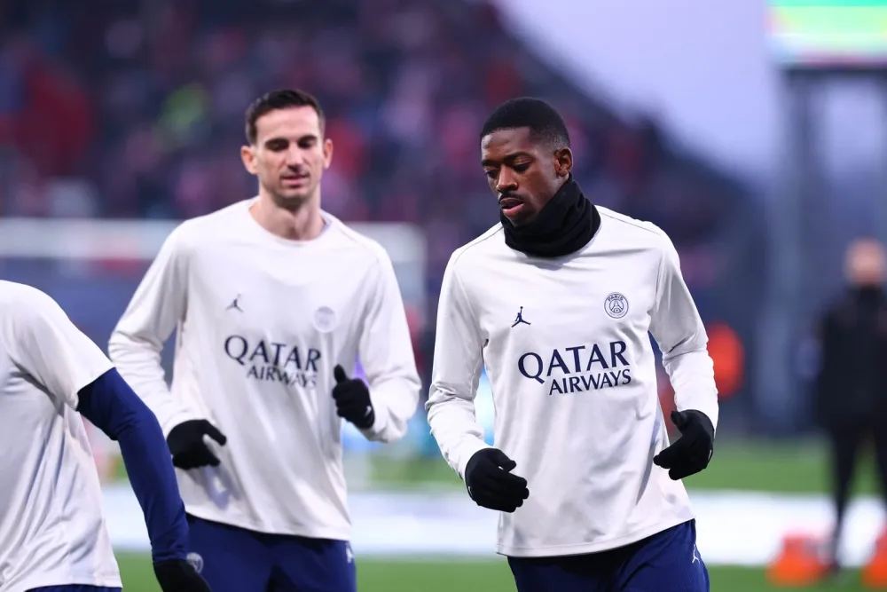 Ousmane Dembélé, l'attaquant du PSG (PSG.FR)