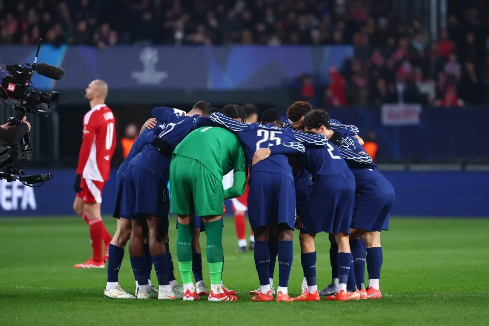 Les joueurs du PSG (PSG.FR)