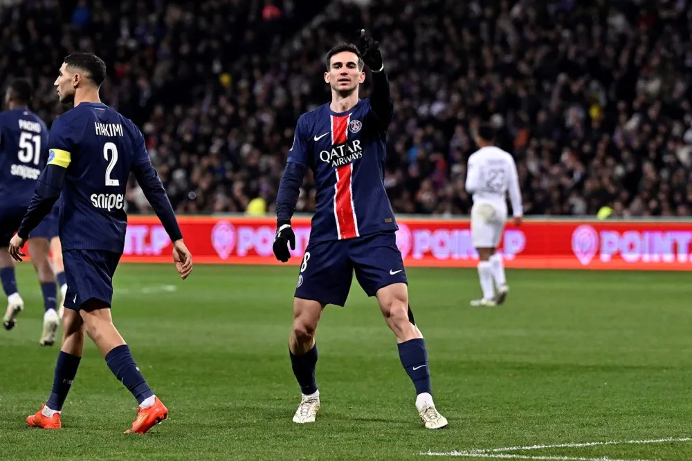 Fabian Ruiz, le milieu de terrain du PSG (PSG.FR)