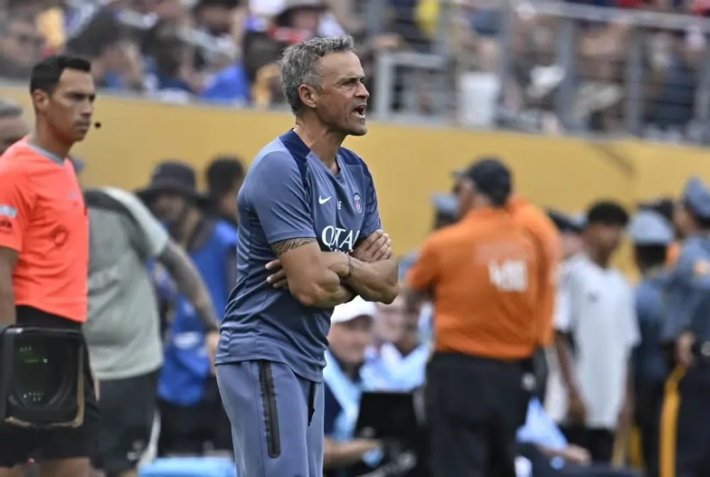 Luis Enrique, l'entraineur du PSG (PSG.FR)
