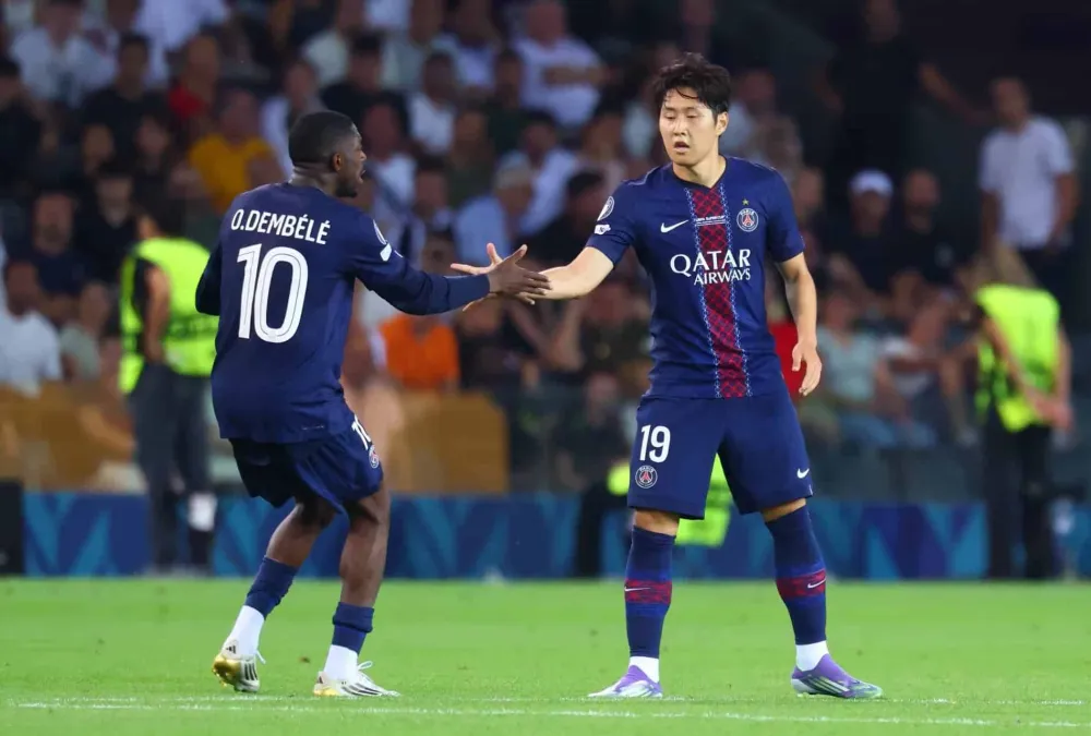 Ousmane Dembélé et Kang-in Lee (PSG.FR)