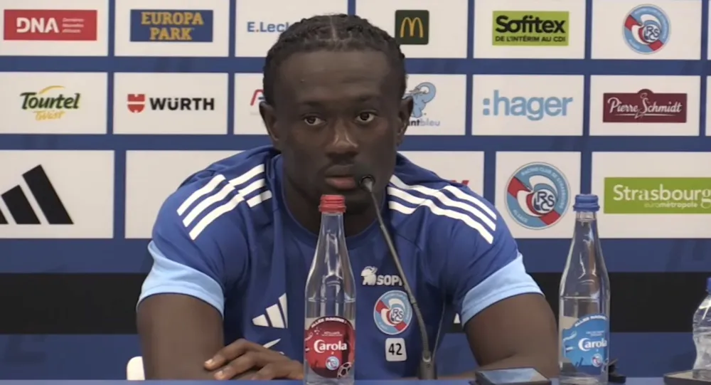Aboul Ouattara, le milieu de terrain du RC Strasbourg (CP)