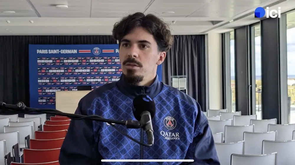 Vitinha, le milieu de terrain du PSG (Ici Paris Ile de France)