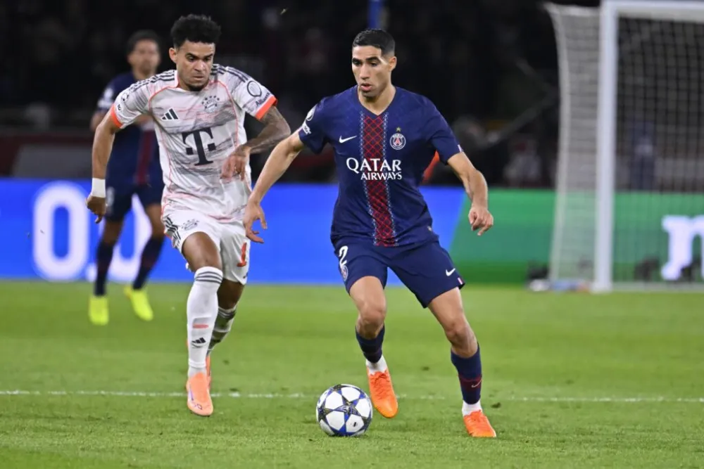 Achraf Hakimi avec le PSG (PSG.FR)