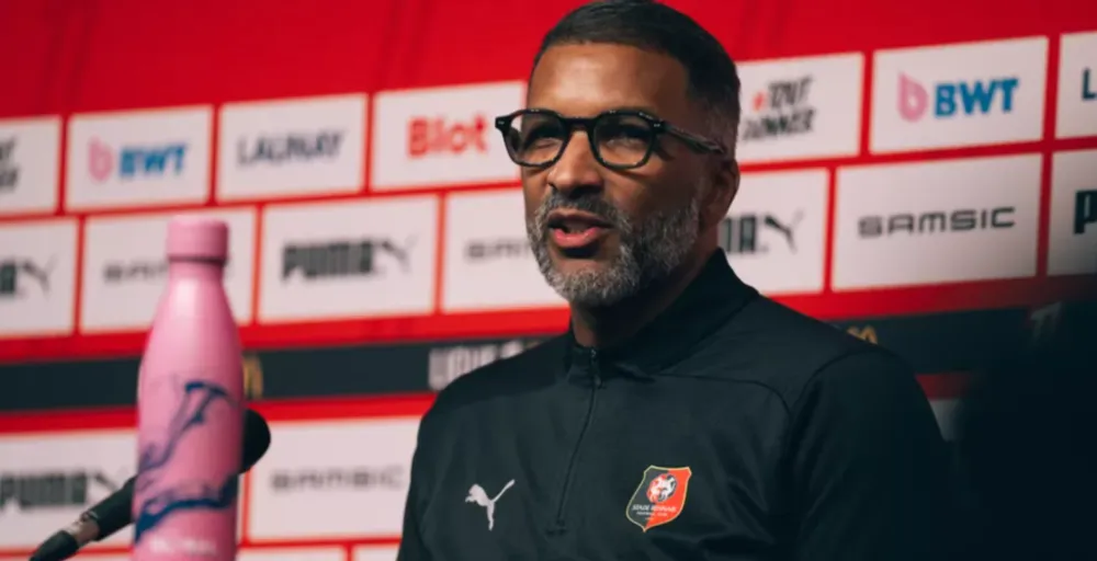 Habib Beye, le coach du Stade Rennais (Staderennais.com)
