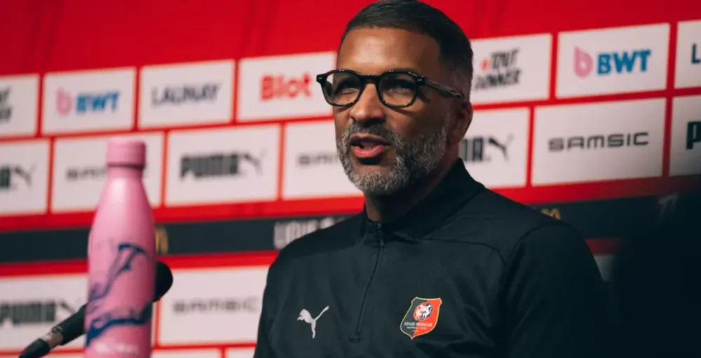 Habib Beye, le coach du Stade Rennais (Staderennais.com)