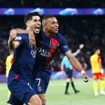 La joie parisienne avec Asensio et Mbappé (PSG.FR)