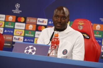 Danilo en conférence de presse (PSG.FR)