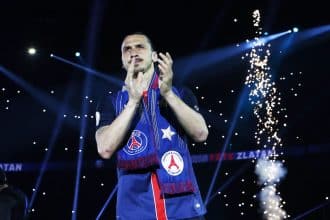 Zlatan Ibrahimovic, l'ancien attaquant du PSG (PSG.FR)