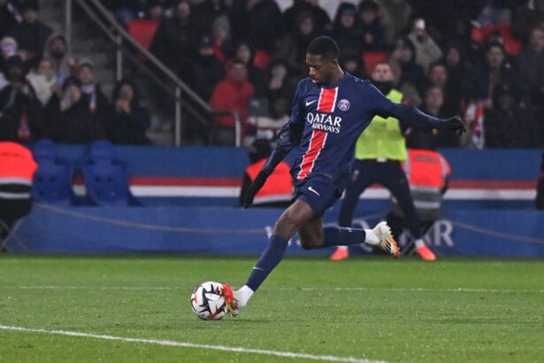 Ousmane Dembélé avec le PSG (PSG.FR)