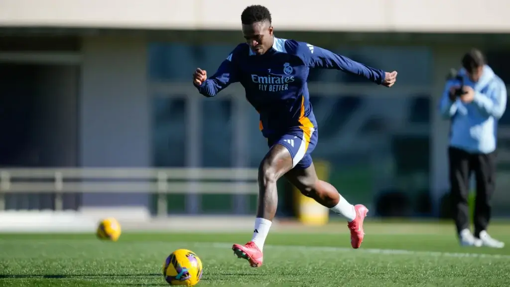 Vinicius Jr, l'attaquant du Real Madrid (realmadrid.com/Sara Gordon)