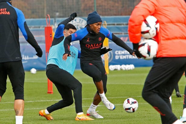 Renato Sanches avec le PSG (PSG.FR)