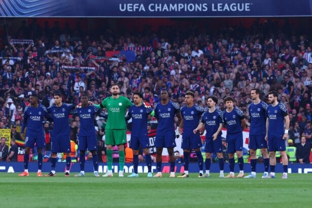 Les joueurs du PSG (PSG.FR)