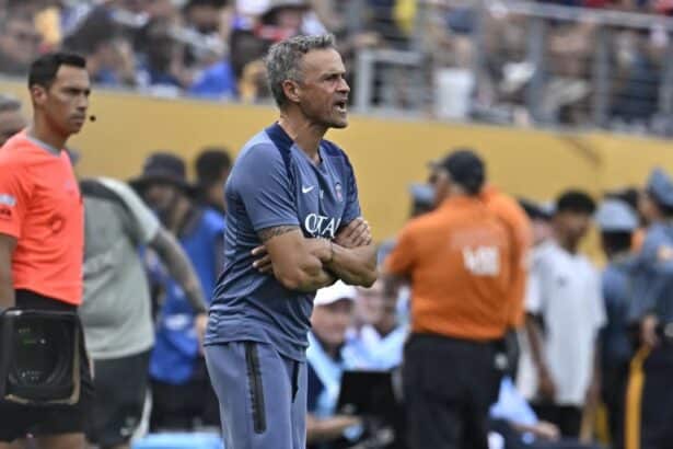 Luis Enrique, l'entraineur du PSG (PSG.FR)