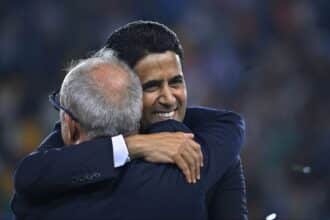 Nasser al-Khelaïfi et Luis Campos (PSG.FR)