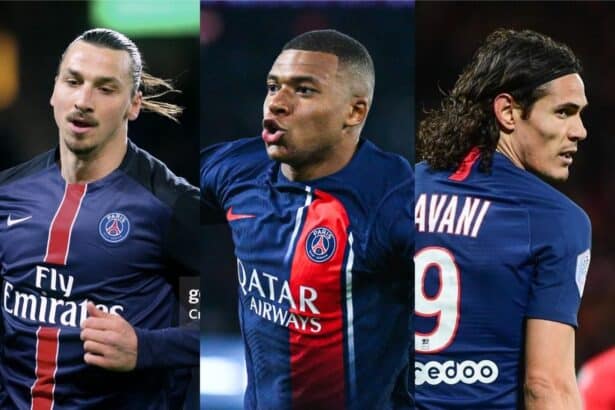 Mbappé, Cavani et Ibrahimović – les meilleurs buteurs de l’histoire du PSG