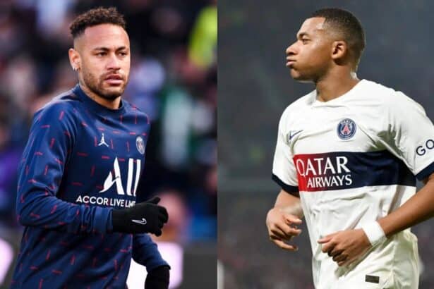Neymar et Mbappé, les anciennes stars du PSG.