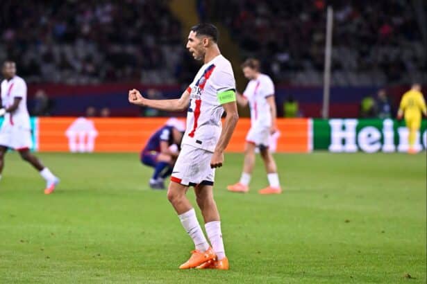 Le latéral Achraf Hakimi (PSG.FR)