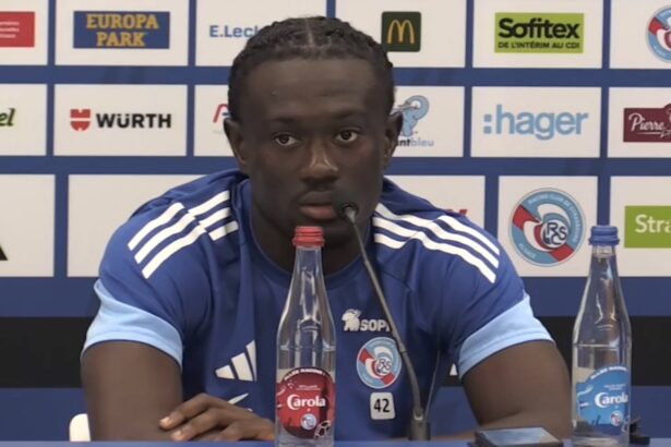 Aboul Ouattara, le milieu de terrain du RC Strasbourg (CP)