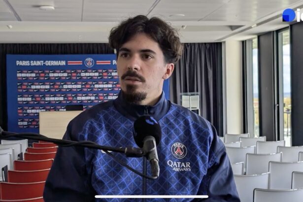 Vitinha, le milieu de terrain du PSG (Ici Paris Ile de France)