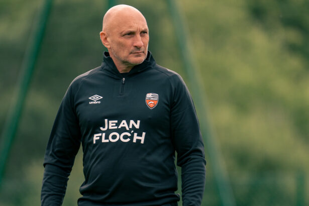 Olivier Pantaloni, le coach du FC Lorient (FCLorient.bzh)