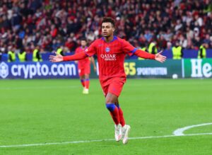 Désiré Doué, l'attaquant du PSG (PSG.FR)