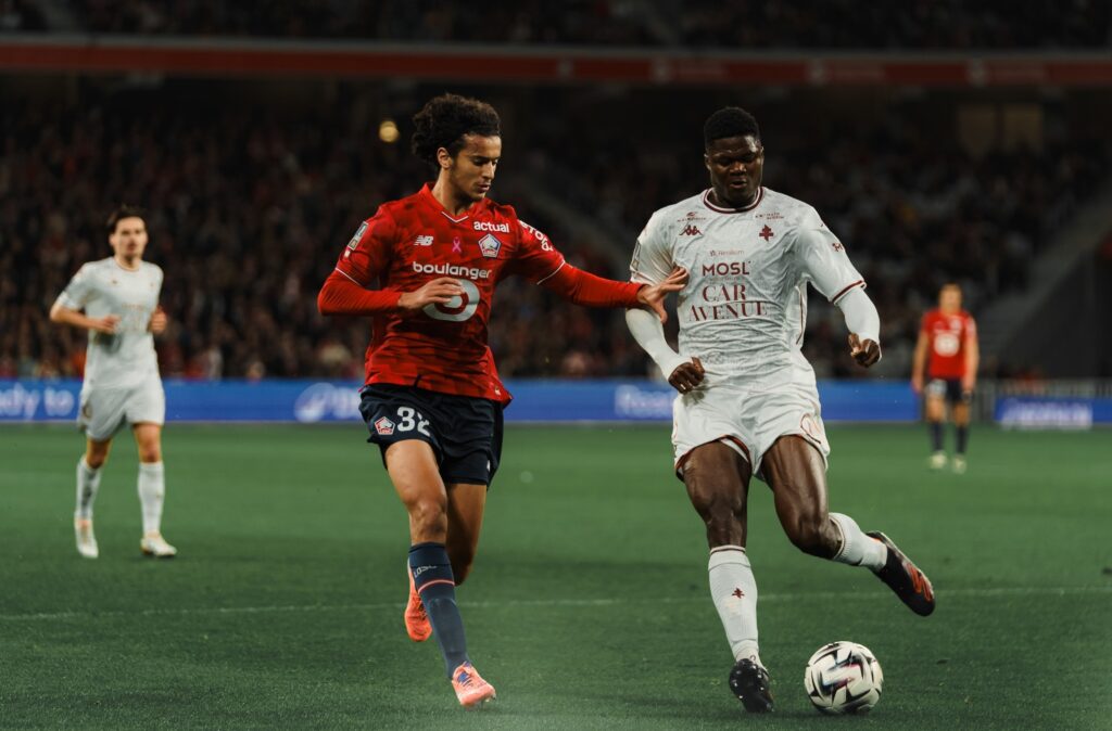Ayyoub Bouaddi avec Lille (LOSC.FR)