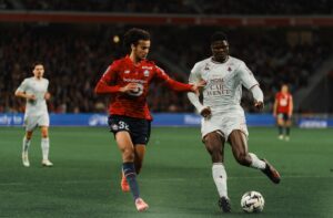 Ayyoub Bouaddi avec Lille (LOSC.FR)