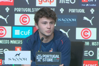 Joao Neves, le milieu de terrain du PSG et du Portugal (CP)