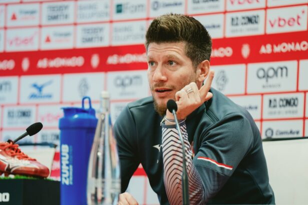Sébastien Pocognoli, le coach de l'AS Monaco (ASMonaco.fr)