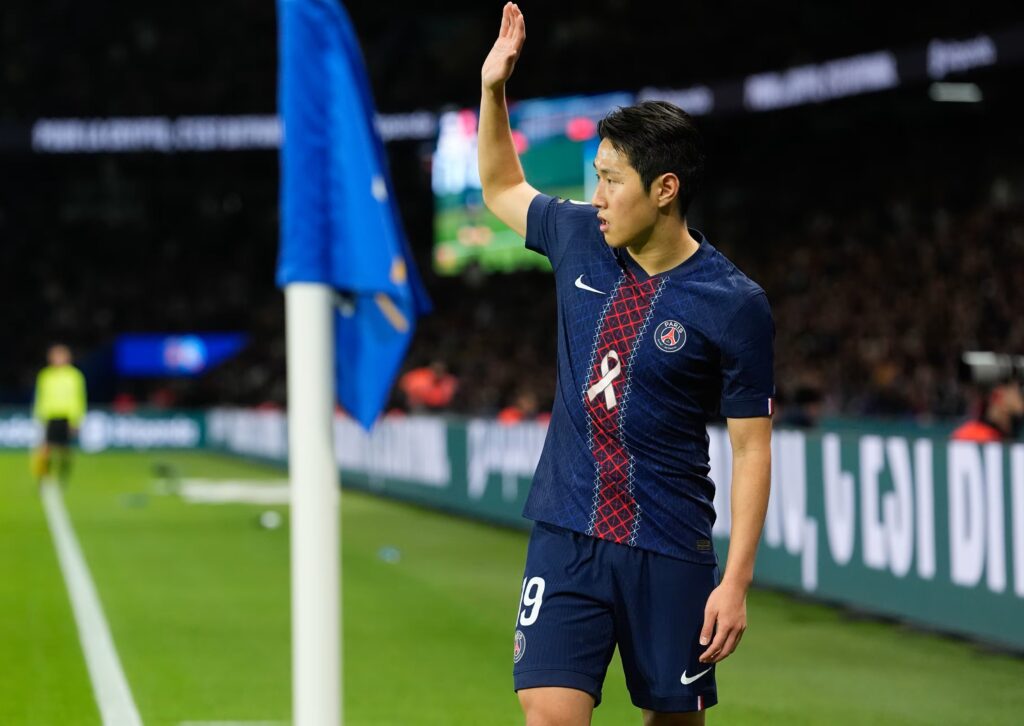 Kang-in Lee, l'attaquant du PSG (PSG.FR)