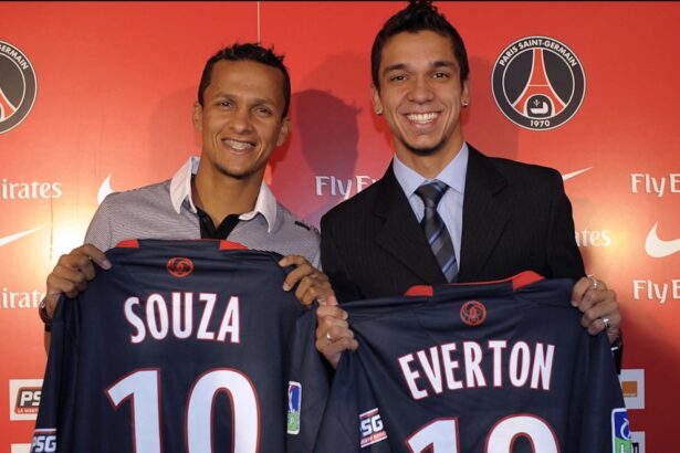 Everton et Souza à leur arrivée au PSG
